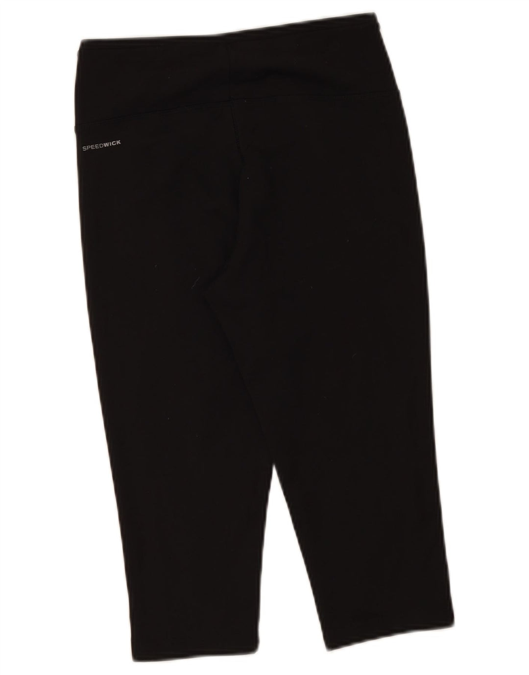 Reebok Leggings Capri Femme UK 8/10 Petit Noir Polyester