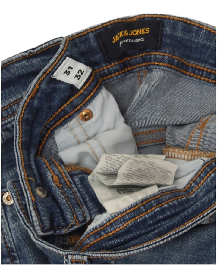 Jack & Jones Jean Slim GLENN W31 L32 Homme Bleu Coton