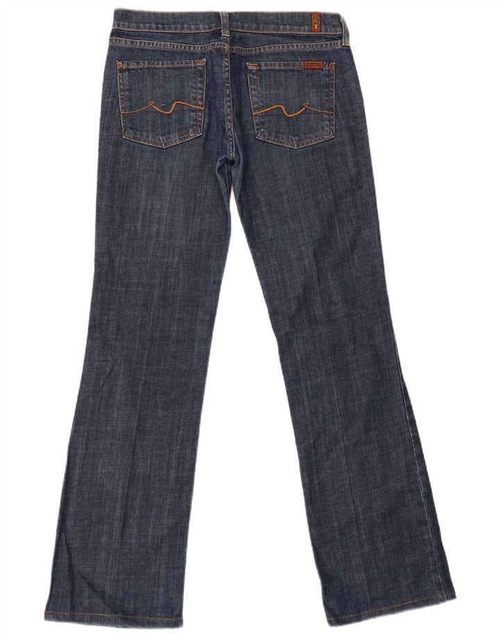 7 For All Mankind Jean Bootcut Femme W29 L32 Bleu Coton
