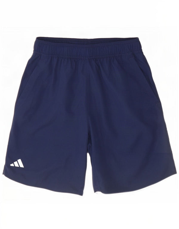 Adidas Short de sport Aeroready pour homme, petit, bleu marine, polyester