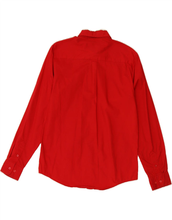 IZOD Boys Husky Shirt 15-16 Years Red Cotton Vintage Izod and Second-Hand Izod from Messina Hembry 