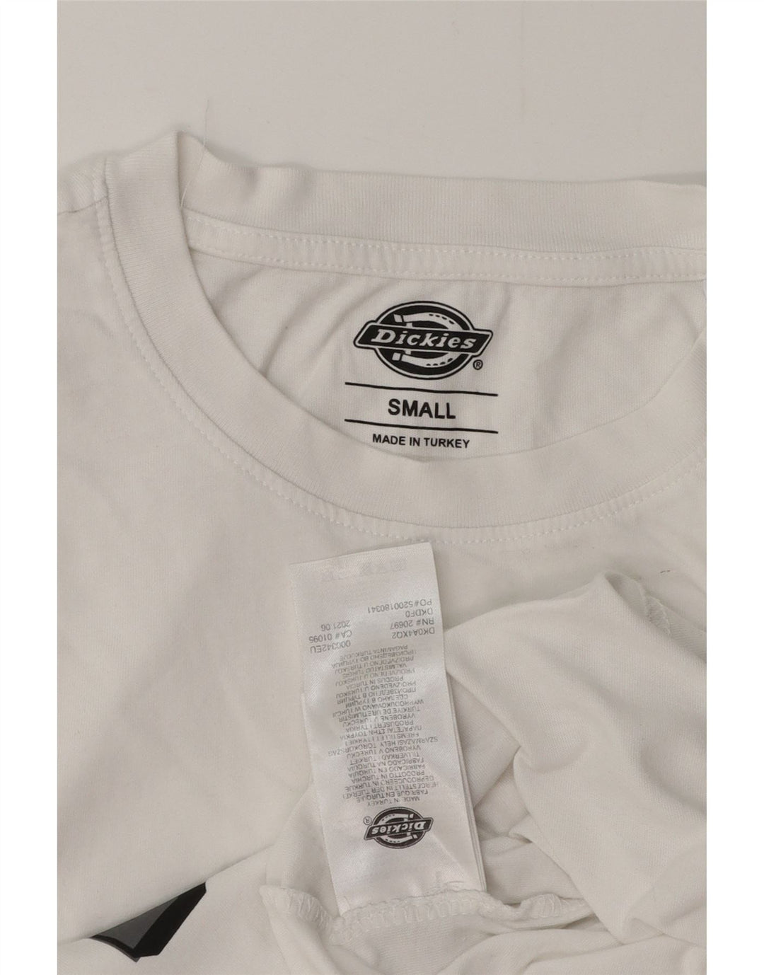 DICKIES T-Shirt Graphique Homme Petit Blanc Coton