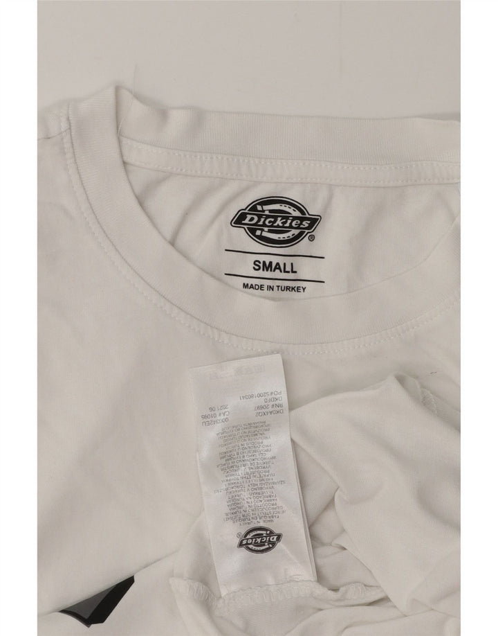 DICKIES T-Shirt Graphique Homme Petit Blanc Coton