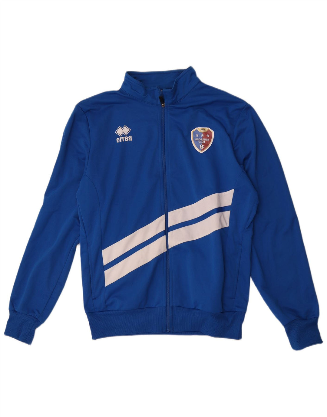 Errea Veste de Survêtement Homme XL Bleu Colorblock Polyester