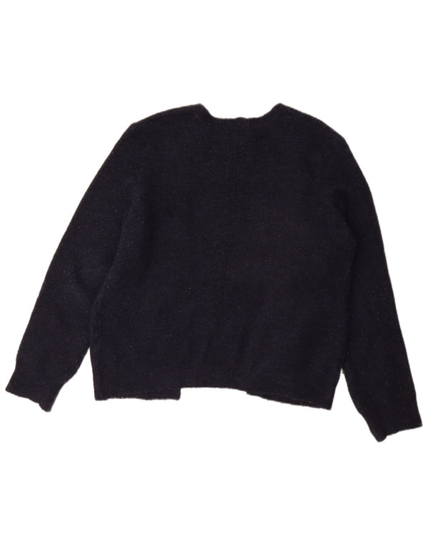 Fat Face Pull cardigan ouvert surdimensionné pour femme UK 8 Small Bleu marine