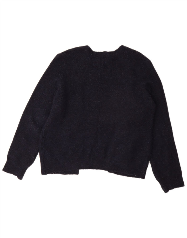 Fat Face Pull cardigan ouvert surdimensionné pour femme UK 8 Small Bleu marine