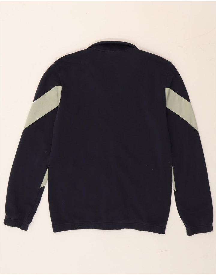 Adidas Veste de survêtement pour homme en coton color block Bleu marine Taille S