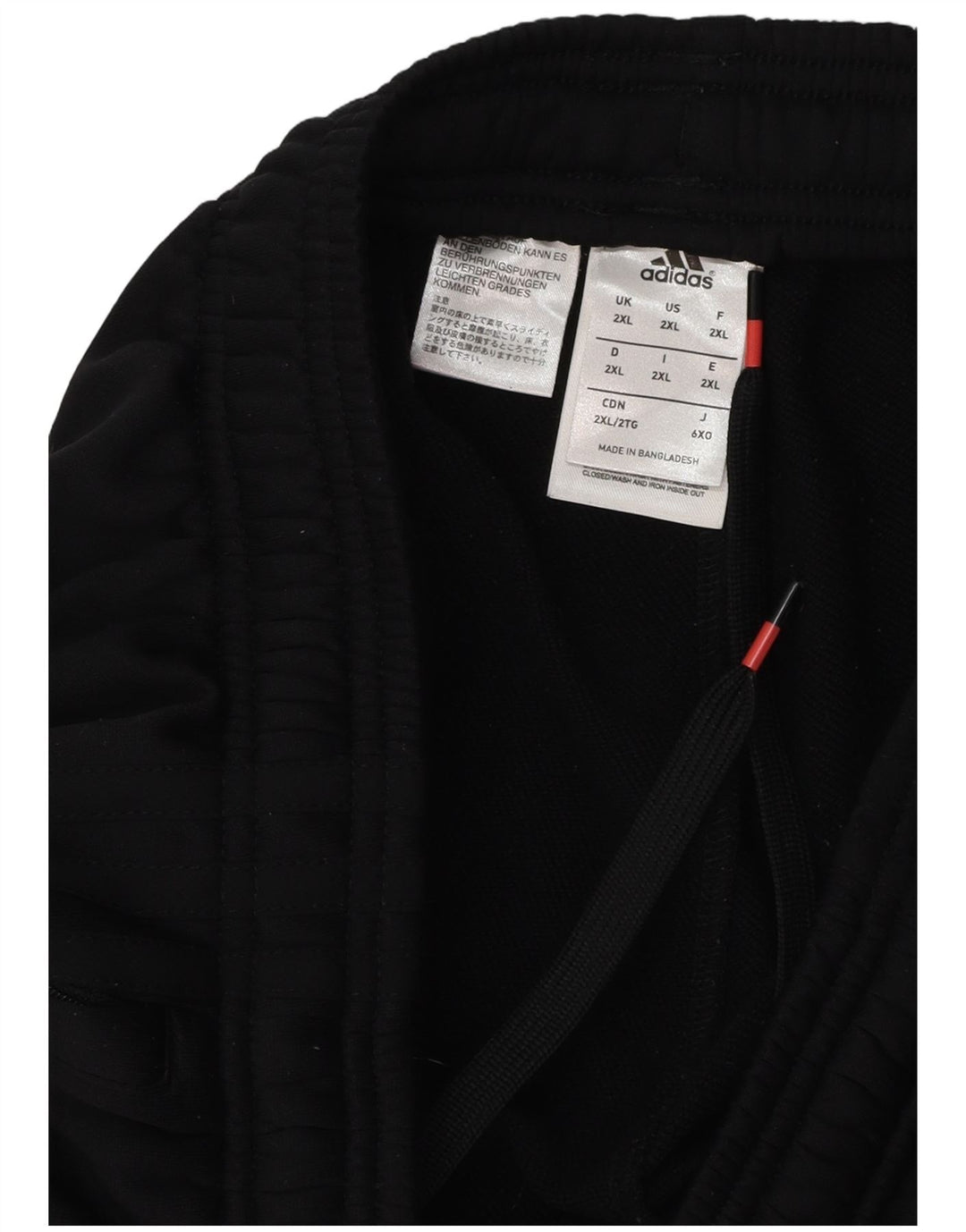 ADIDAS Pantalon de survêtement pour hommes 2XL Noir Polyester