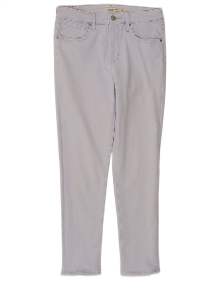 LEVI'S Jean skinny taille haute 721 femme W29 L25 bleu coton