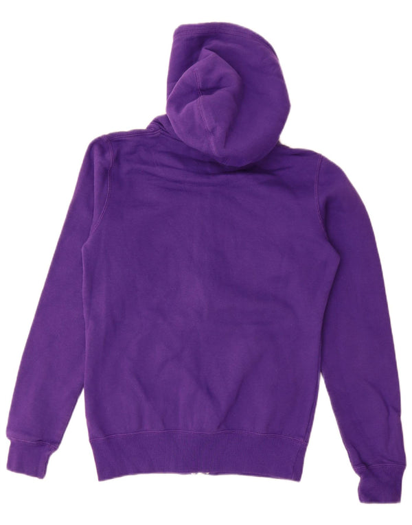 Nike Pull à capuche zippé pour femme UK 10 Petit coton violet