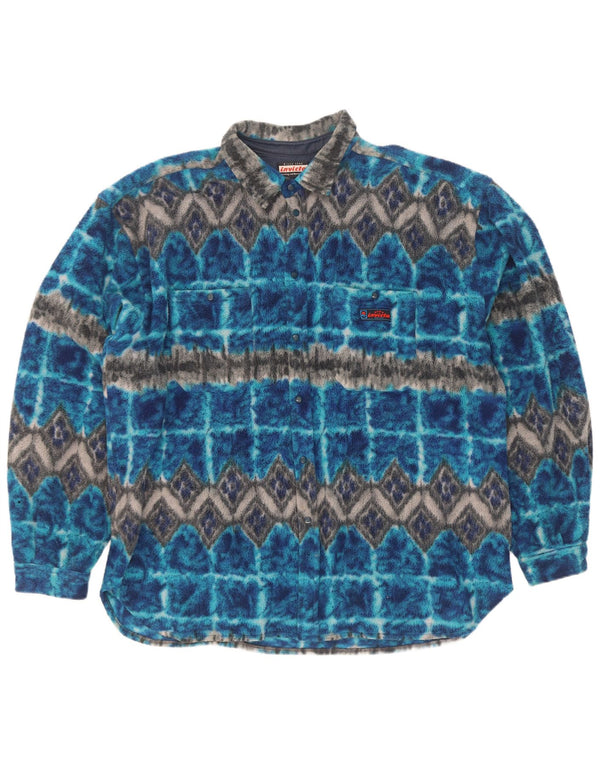 Invicta Chemise polaire pour homme XL Bleu Argyle/Diamant Polyester