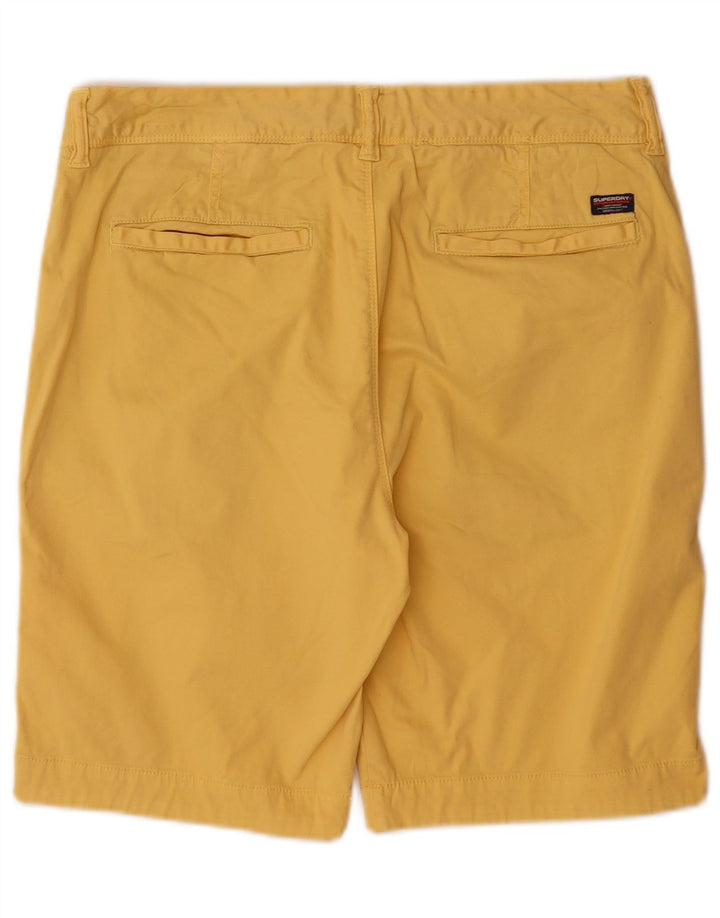Superdry Short Chino Homme W33 Large Jaune Coton