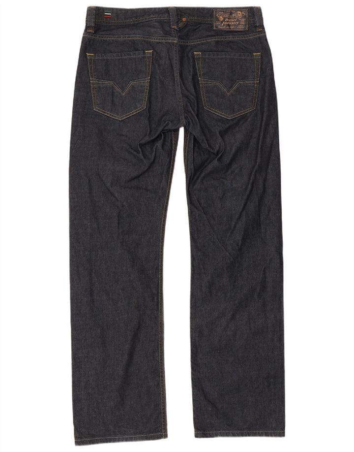 DIESEL Jean droit Larkee coupe droite homme W32 L32 bleu marine coton