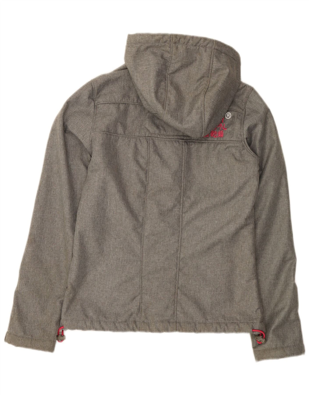 SUPERDRY Veste coupe-vent graphique The Windtrekker pour femme UK 6 XS Gris