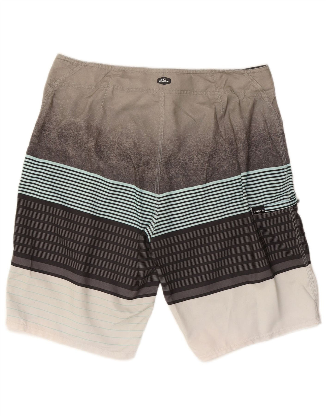 O'Neill Short de bain homme grand gris rayé polyester plage