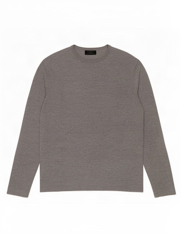 Zara Homme Top Manches Longues Gris Moyen