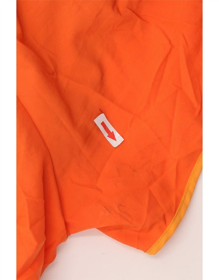NIKE Short de sport pour femme US 4/6 Petit polyester color block orange