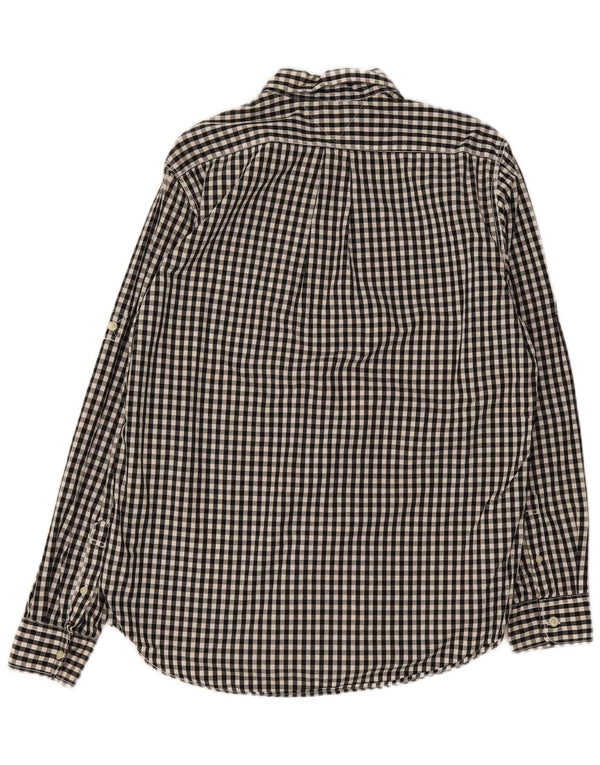 Tommy Hilfiger Chemise ajustée pour homme en coton vichy noir moyen