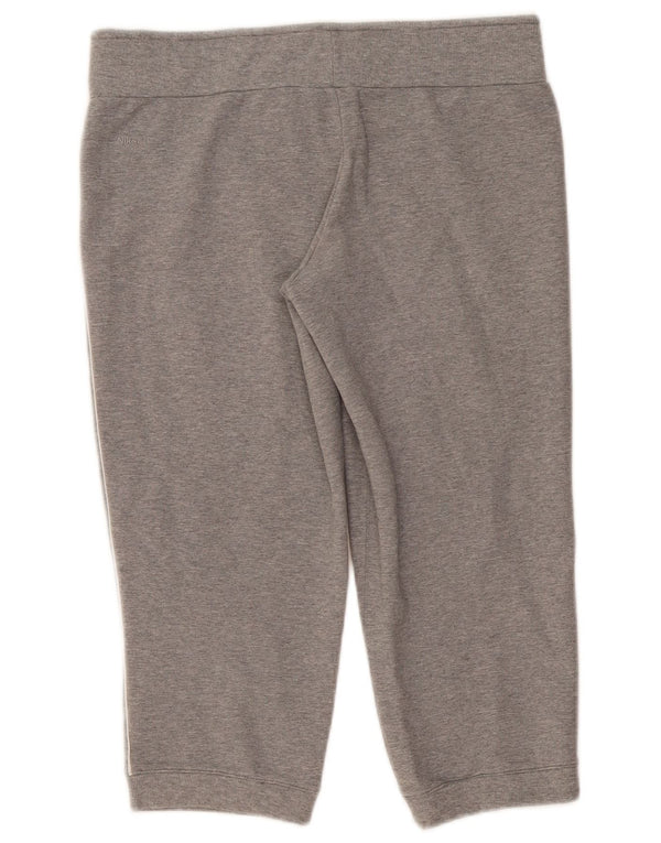 Nike Pantalon de survêtement d'entraînement graphique pour femme UK 8/10 Petit Gris