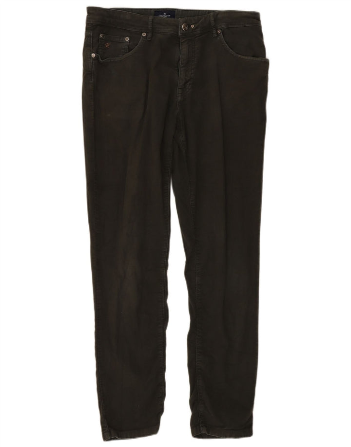 Hackett Pantalon décontracté slim pour homme W34 L30 Kaki Coton