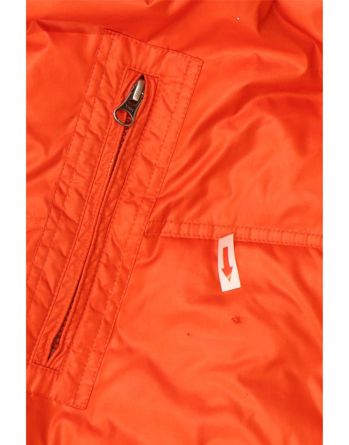 Fila Veste matelassée à capuche pour hommes UK 36 Small Orange Polyester
