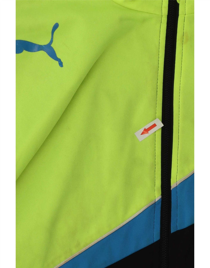 Puma Veste de Survêtement Garçon 15-16 ans Noir Colorblock Polyester