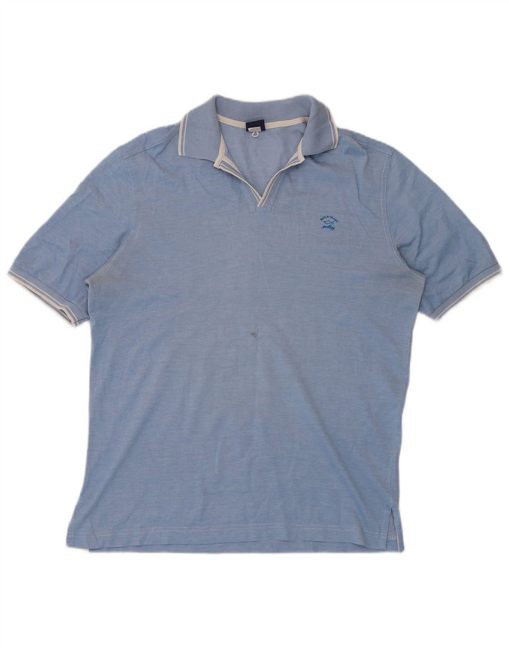 Paul & Shark Polo Homme Bleu Moyen Moucheté