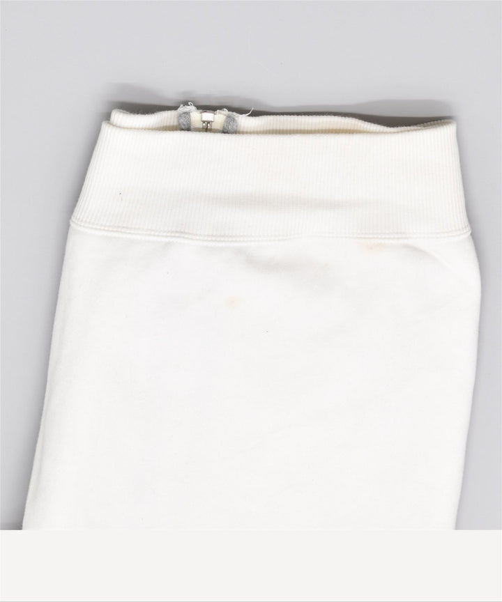 NIKE Veste de survêtement pour femme UK 12 Coton blanc moyen