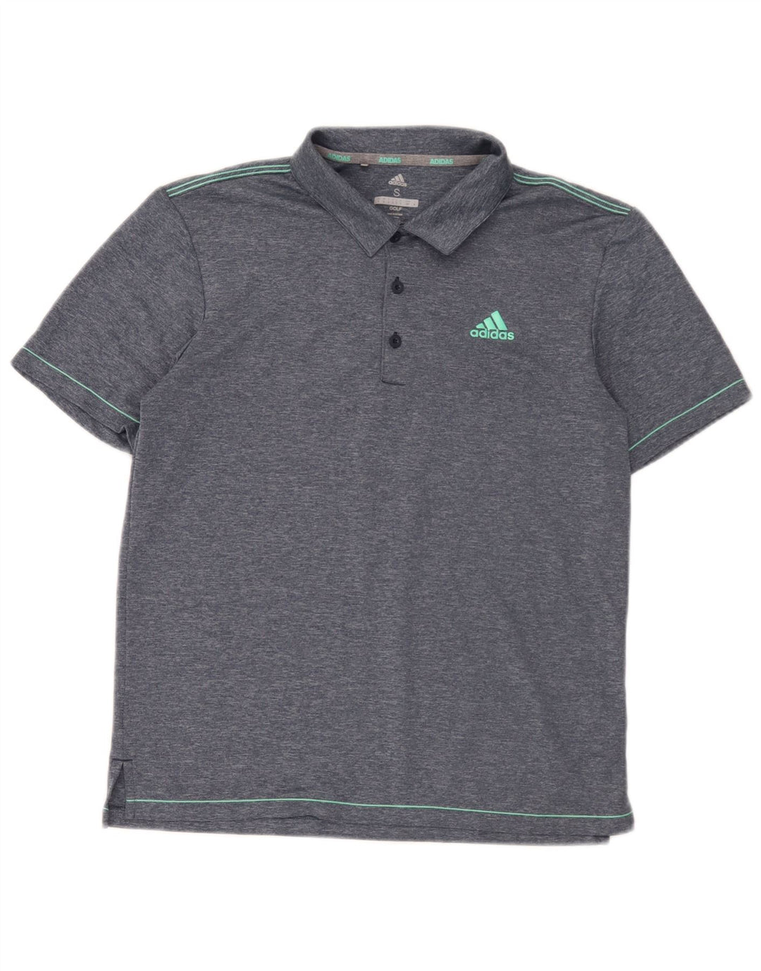 Adidas Polo de golf pour homme Petit bleu Polyester