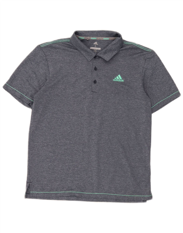 Adidas Polo de golf pour homme Petit bleu Polyester