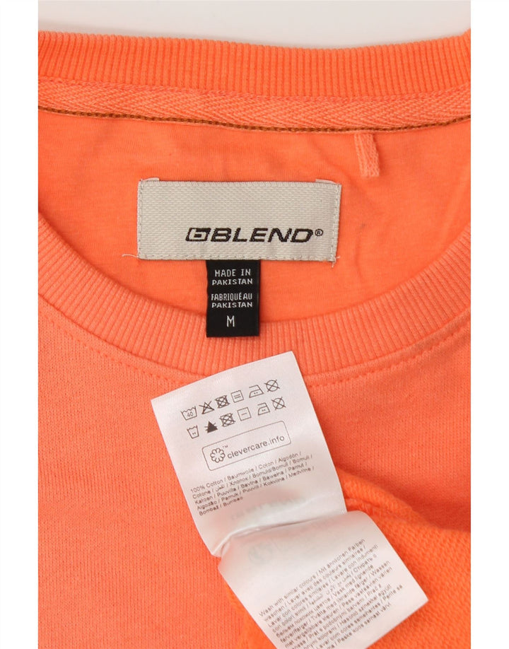 Mélange Sweat-Shirt Homme Orange Moyen Tie Dye Coton