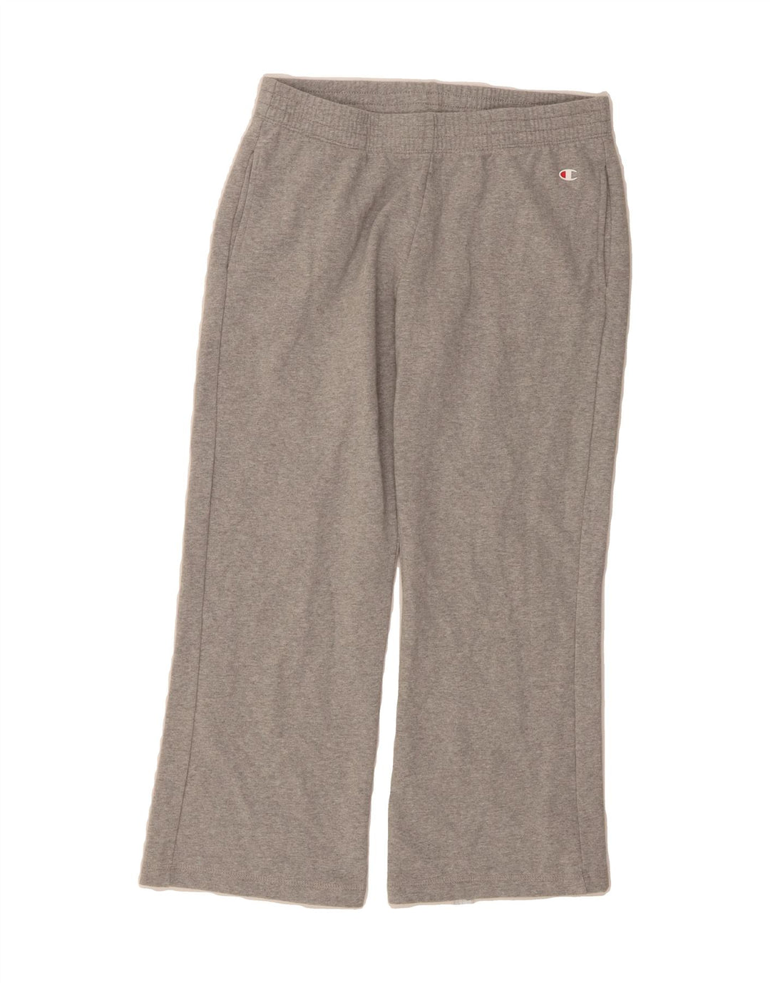 CHAMPION Womens Crop Tracksuit Trousers UK 12 Medium Grey Cotton Vintage Champion and Second-Hand Champion from Messina Hembry 