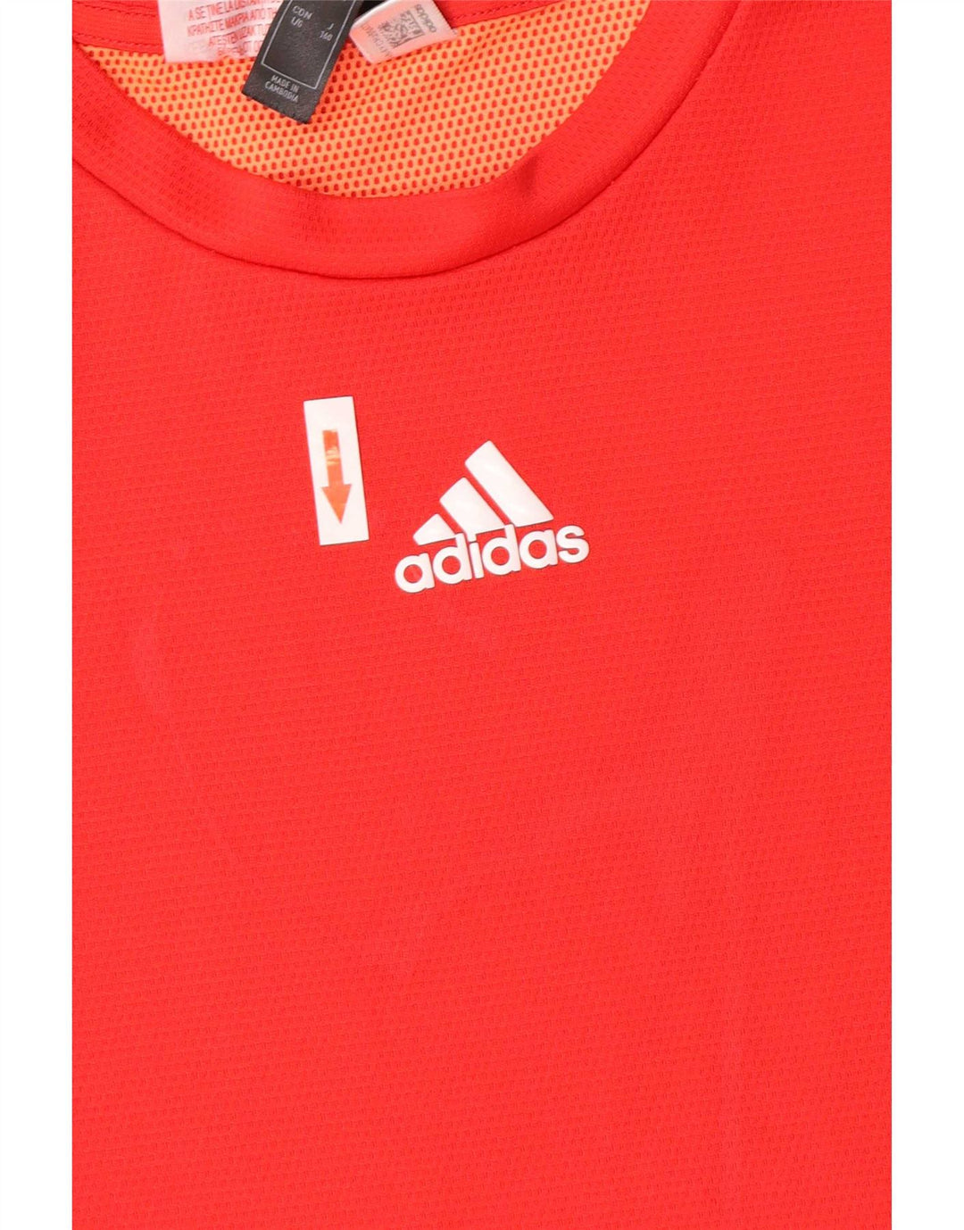 Adidas T-Shirt Garçon 13-14 ans Rouge Polyester