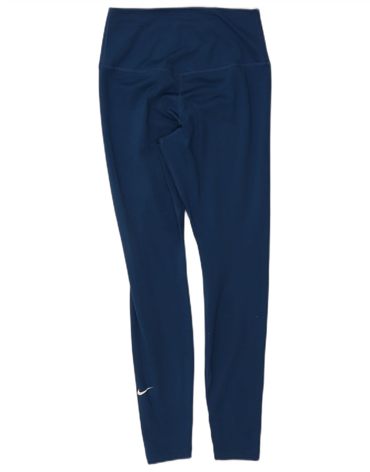 Legging Nike Dri Fit pour femme UK 8 Small Bleu marine Polyester