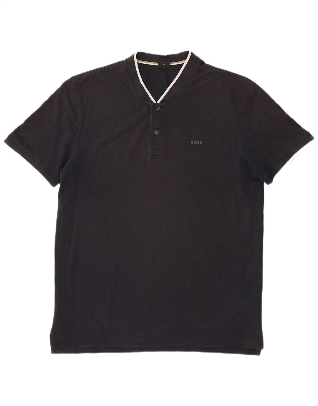 Hugo Boss Polo Homme XL Noir Rayé
