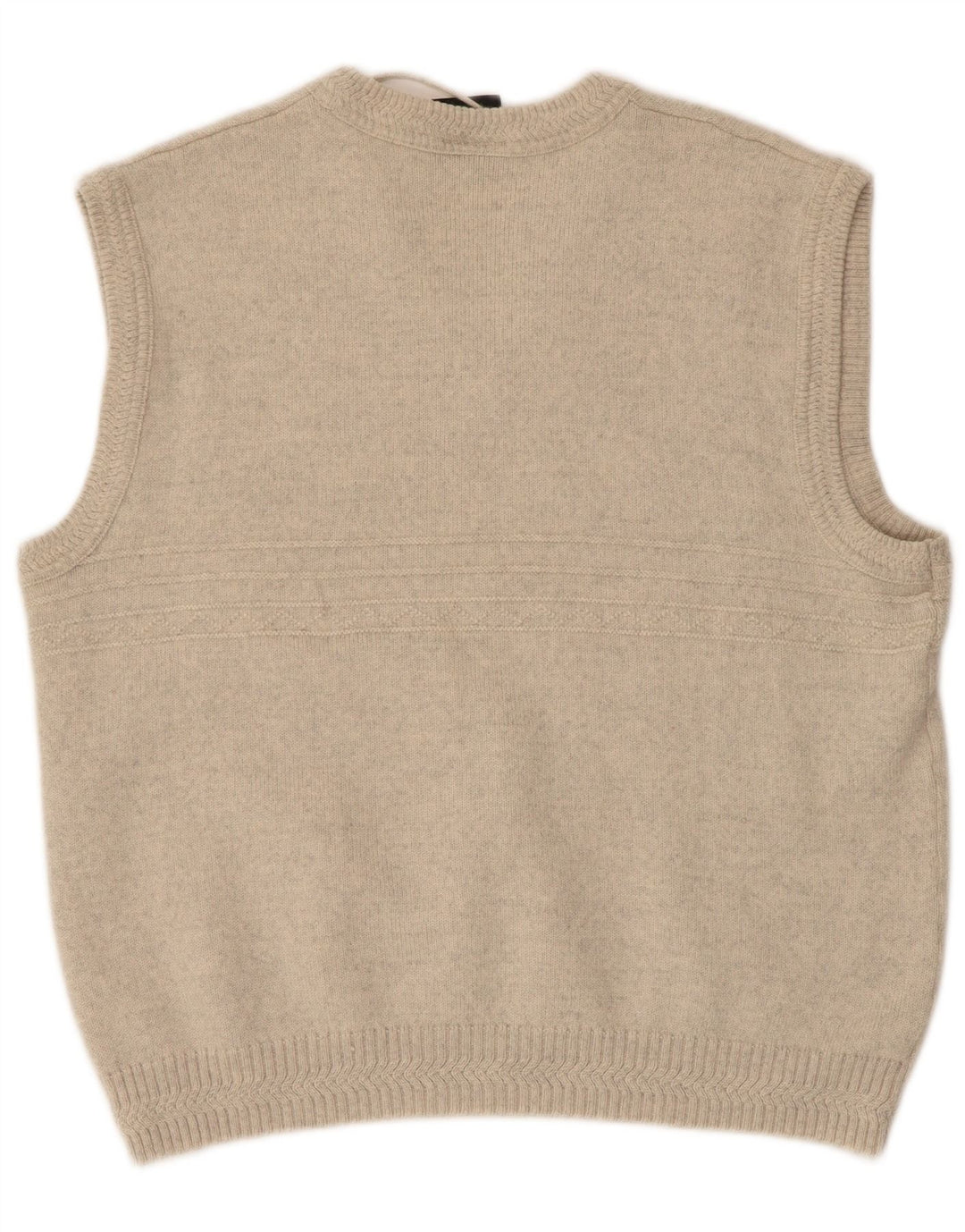 WESTBURY Débardeur Homme IT 48/50 Laine Mouchetée Beige Moyen
