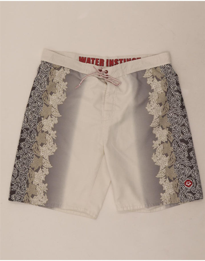 Arena Short de Bain Homme 2XL Gris Floral Polyester