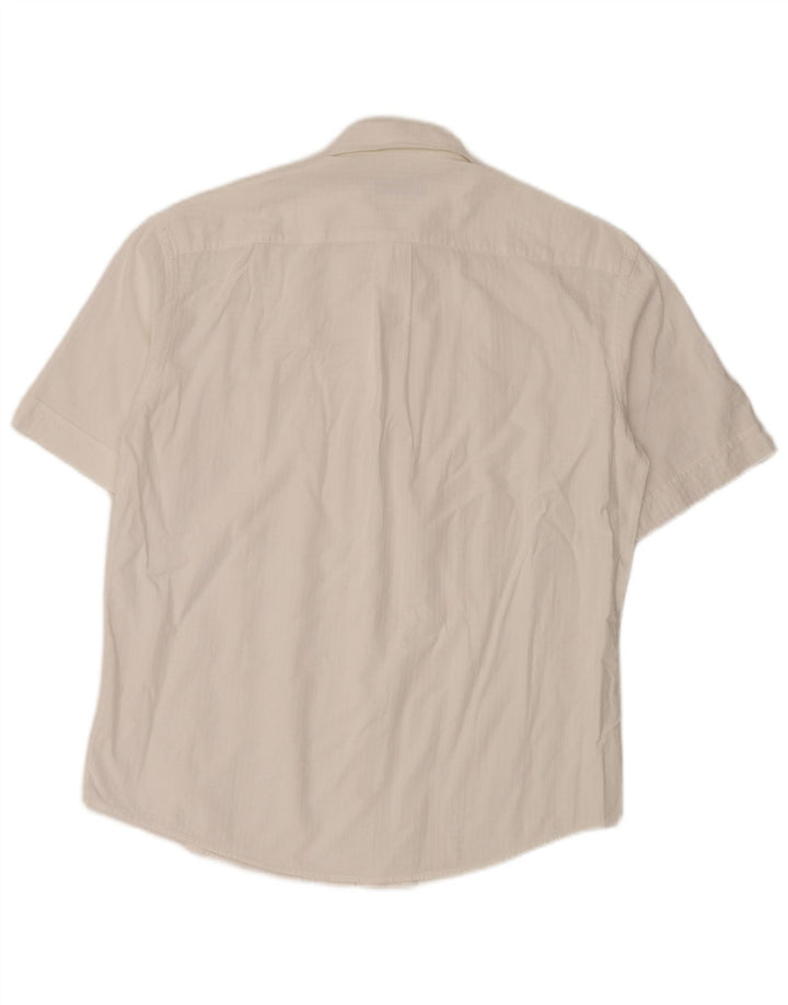 Sergio Tacchini Chemise Homme Grand Blanc Coton Classique