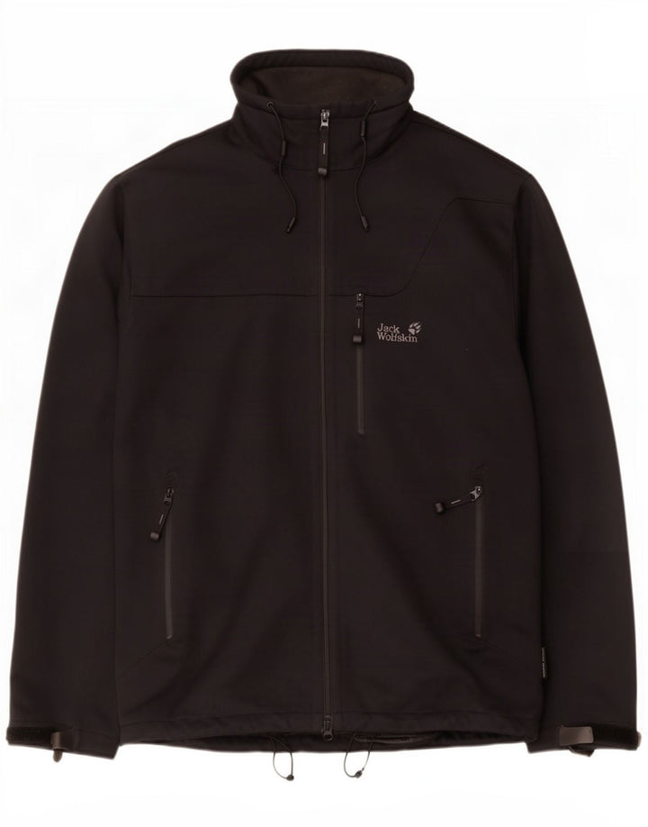 Jack Wolfskin Veste coupe-vent pour homme UK 48 2XL Noir Polyester