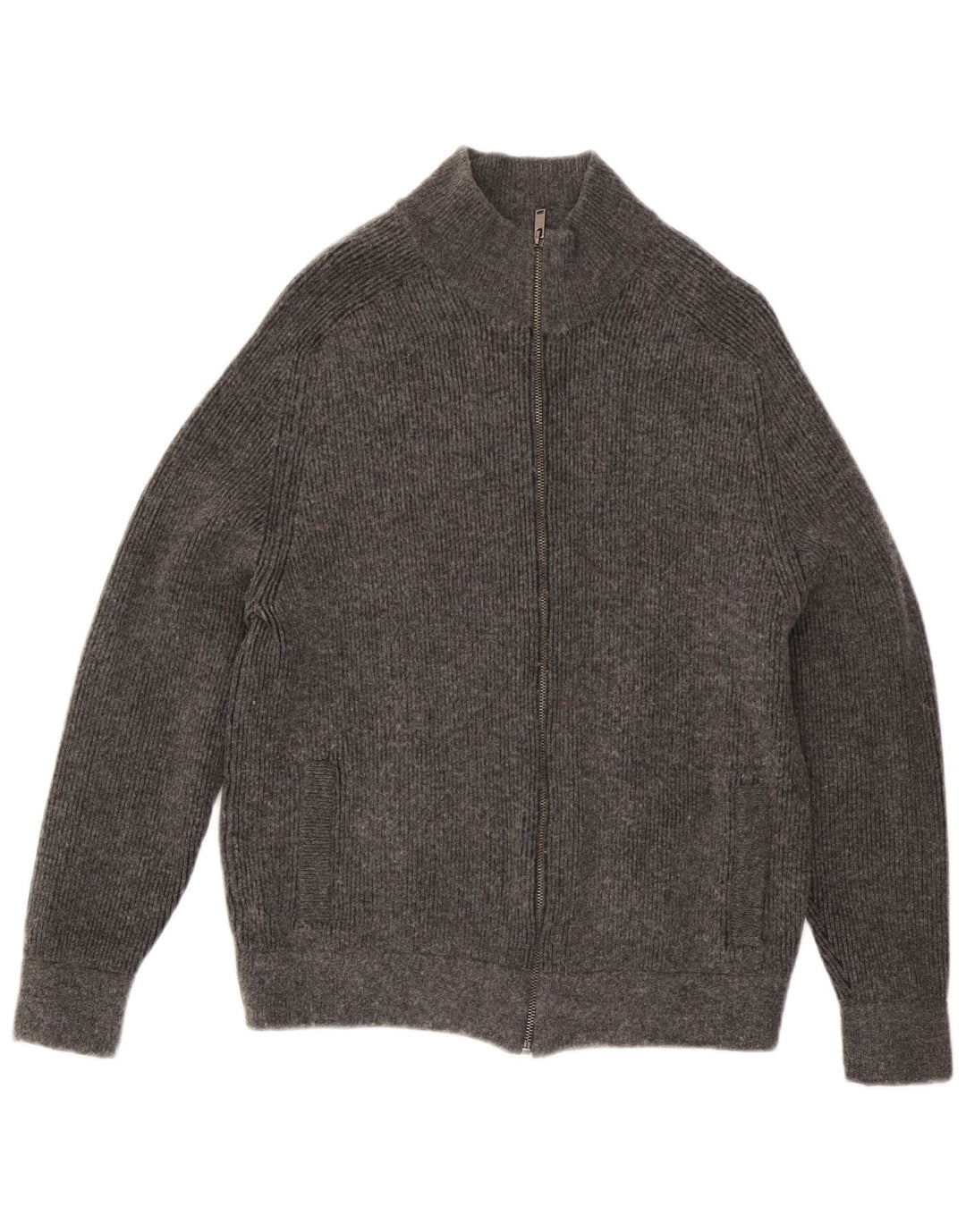 Marks & Spencer Cardigan pour homme en coton gris Taille L