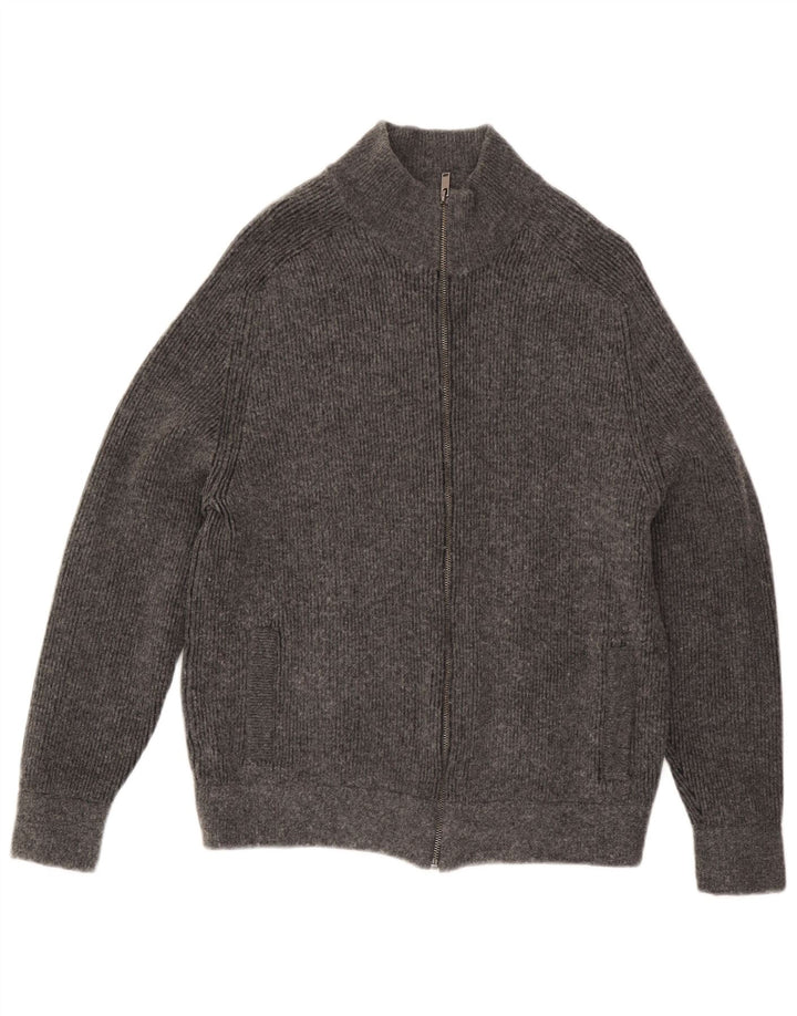 Marks & Spencer Cardigan pour homme en coton gris Taille L