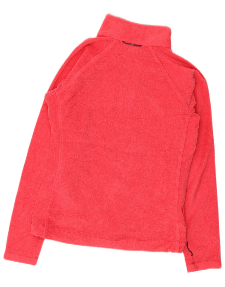 Columbia Veste Polaire Femme UK 12 Rouge Moyen Polyester