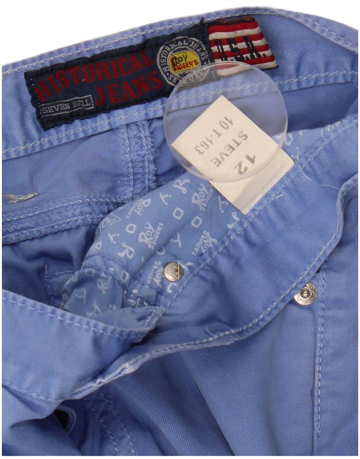 ROY ROGERS Pantalon décontracté Seven Bell Slim pour garçon 11-12 ans W27 L29 Bleu