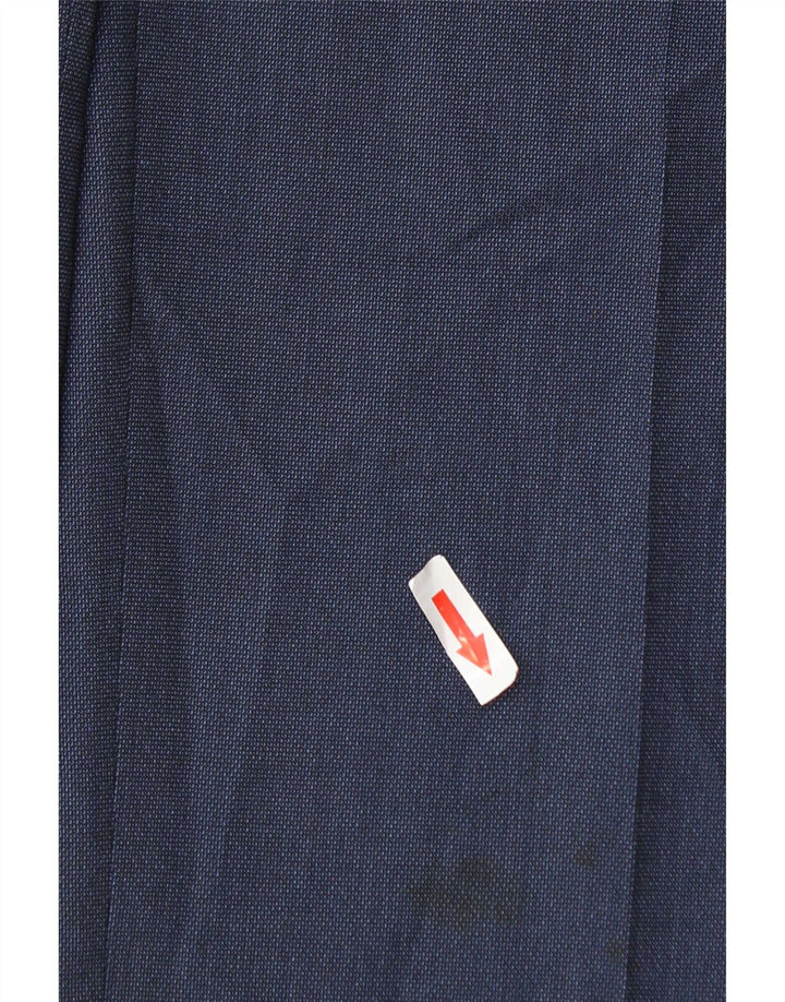 Marks & Spencer Pantalon de costume coupe classique pour homme W34 L31 Bleu marine Polyester