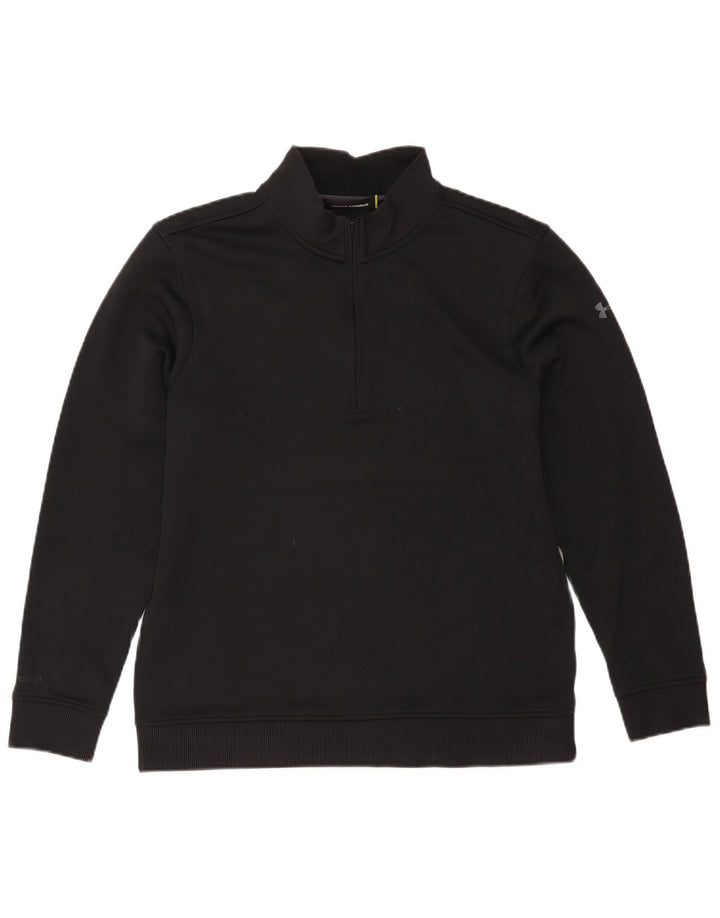 Under Armour Sweat-Shirt Zip Neck Homme Noir Moyen Polyester