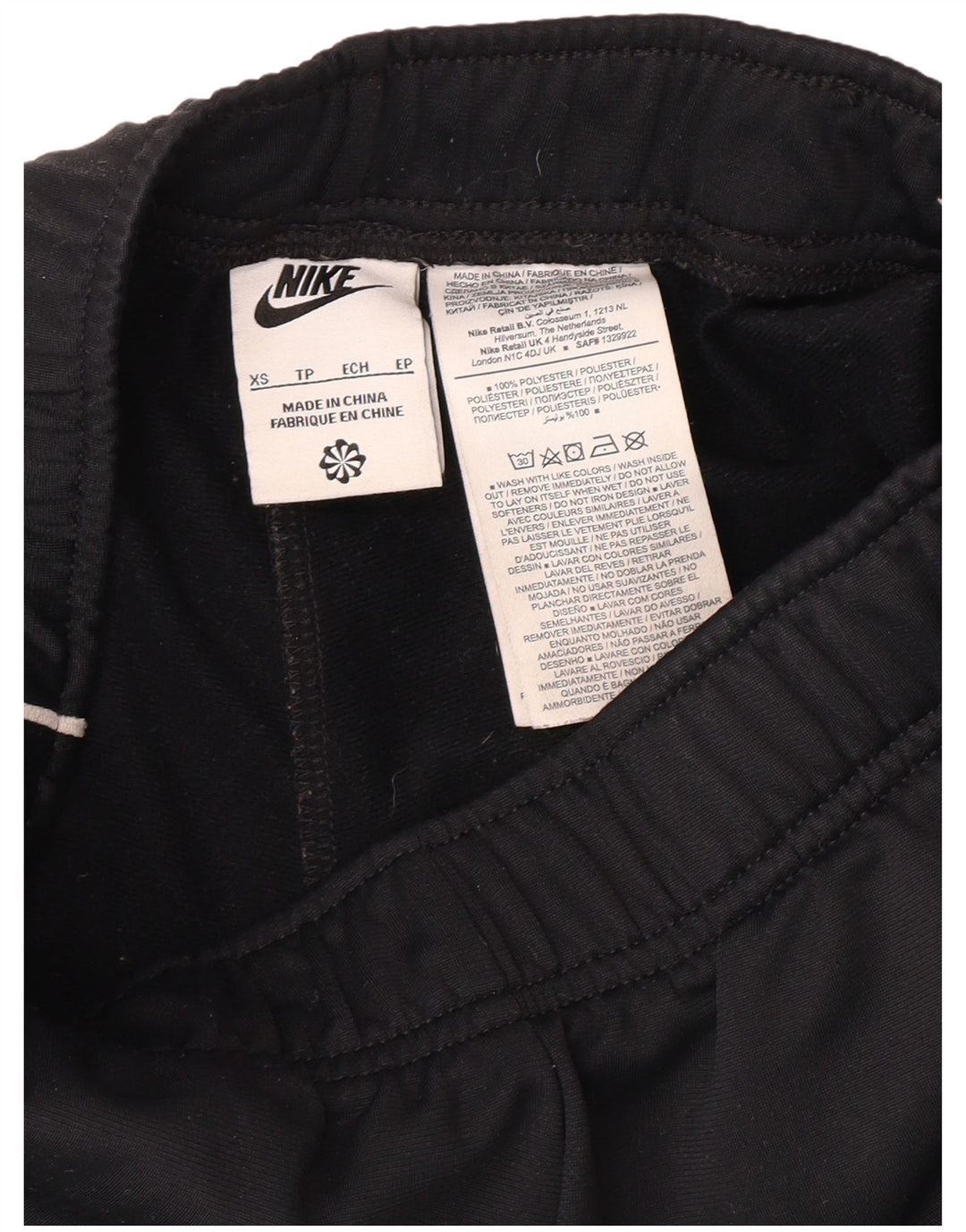 NIKE Pantalon de survêtement pour femme Joggers UK 4 XS Noir Polyester