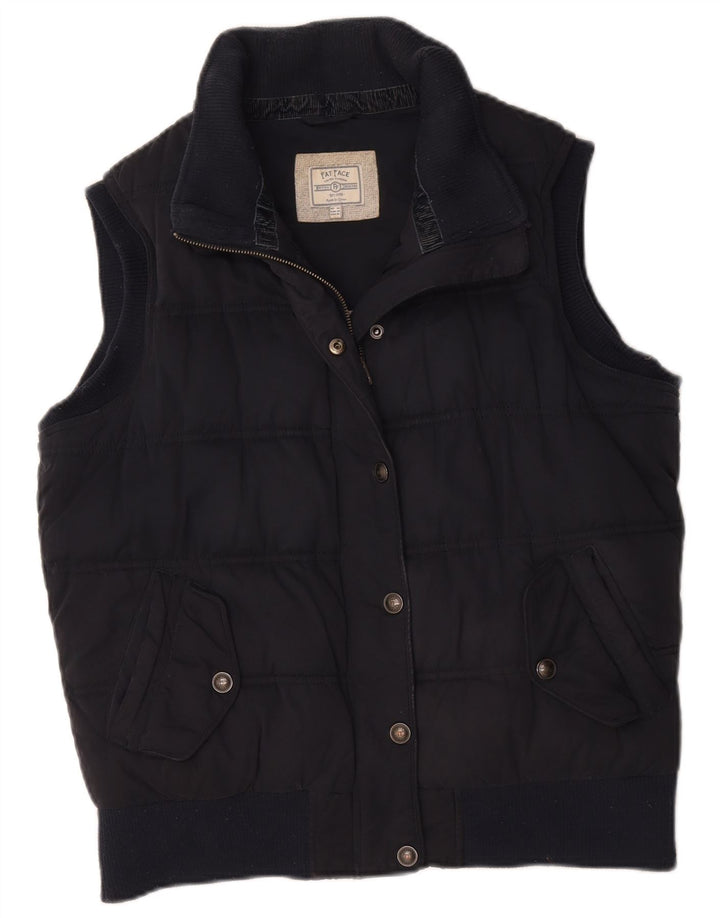 Fat Face Gilet rembourré pour femme UK 44 Large Bleu marine Polyester