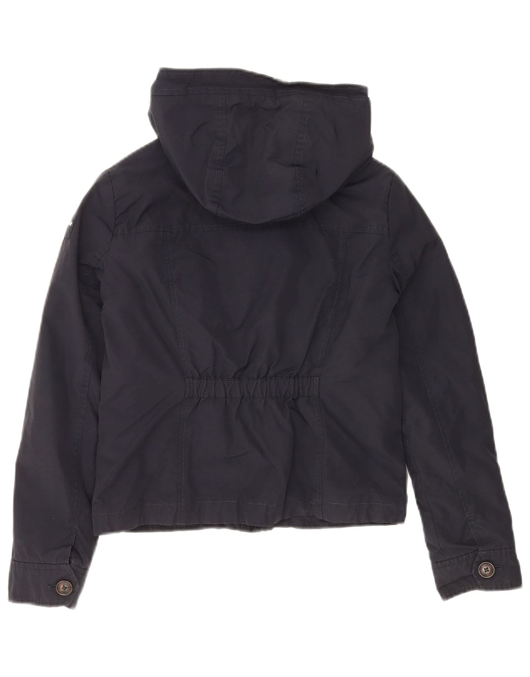 ABERCROMBIE & FITCH Veste bomber à capuche pour fille 11-12 ans Bleu marine Taille L