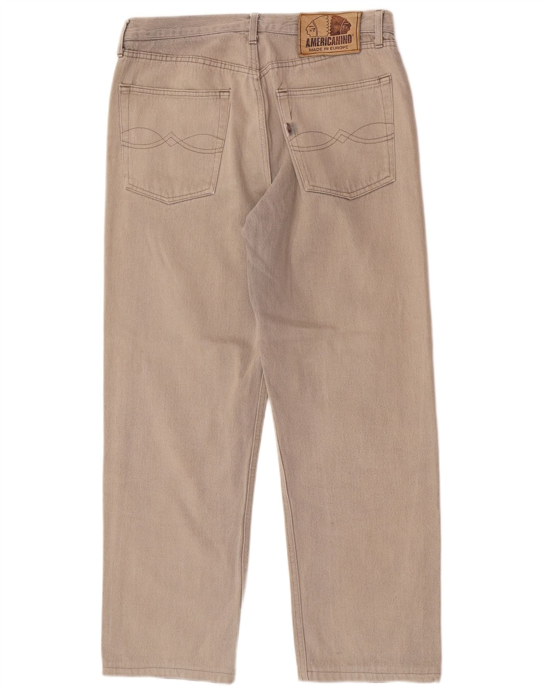 Americanino Jean droit homme W34 L29 gris coton
