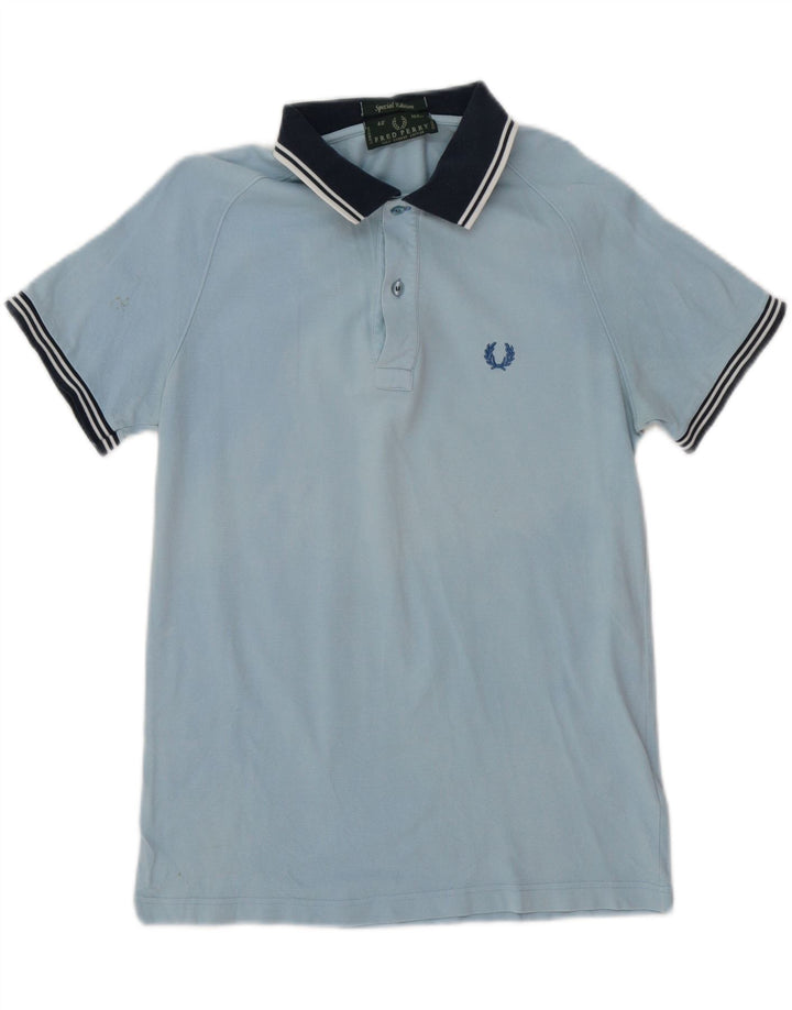 Fred Perry Polo Rugby Homme Bleu Moyen Rayé Coton